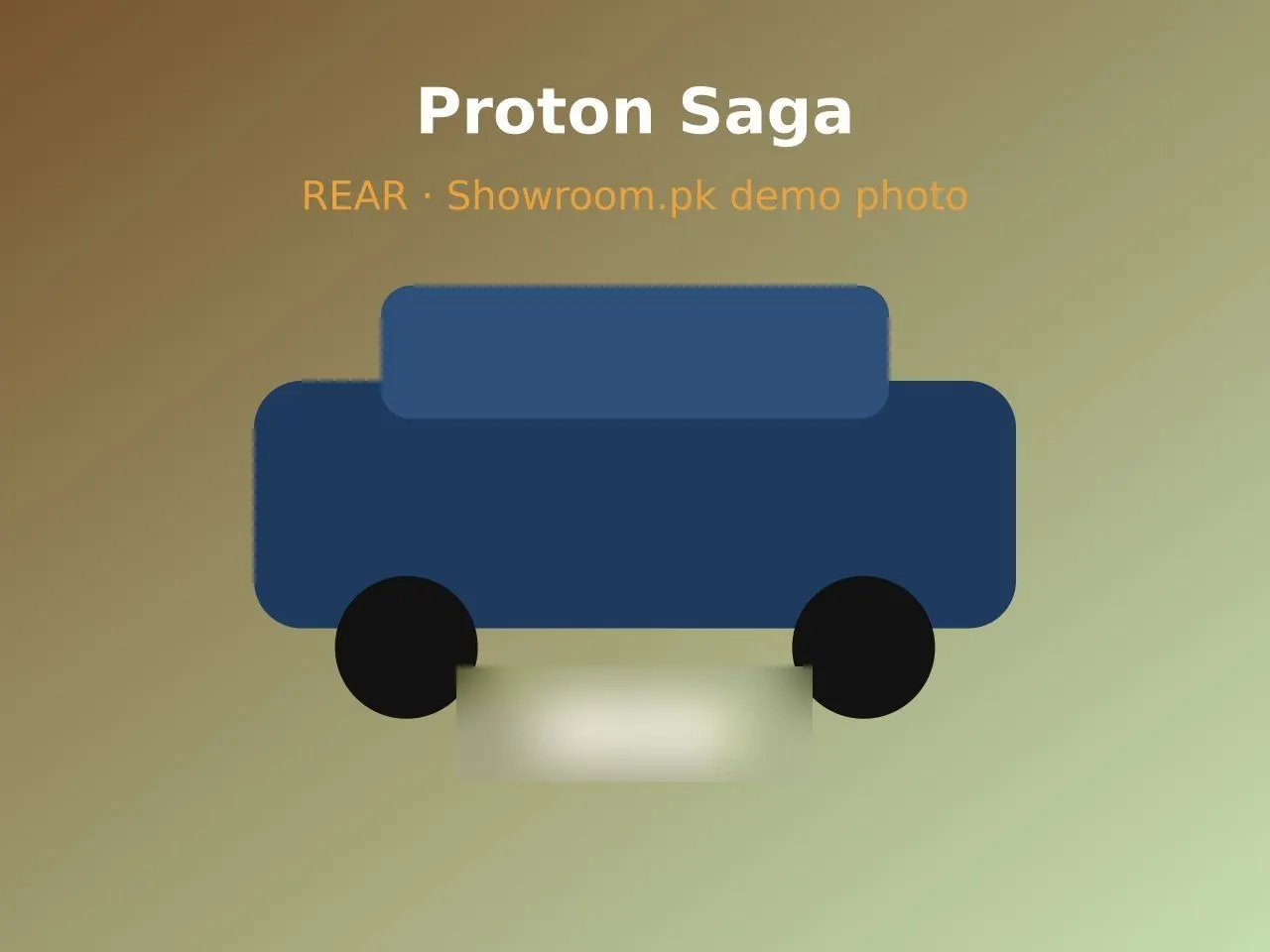 2022 Proton Saga 1.3 Standard MT — rear