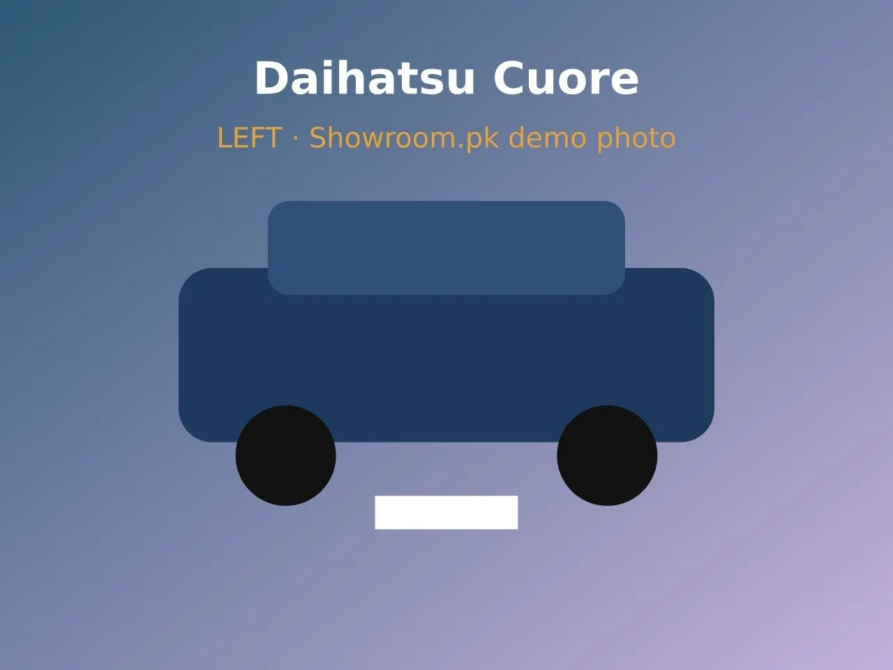 2012 Daihatsu Cuore CX 850 — left