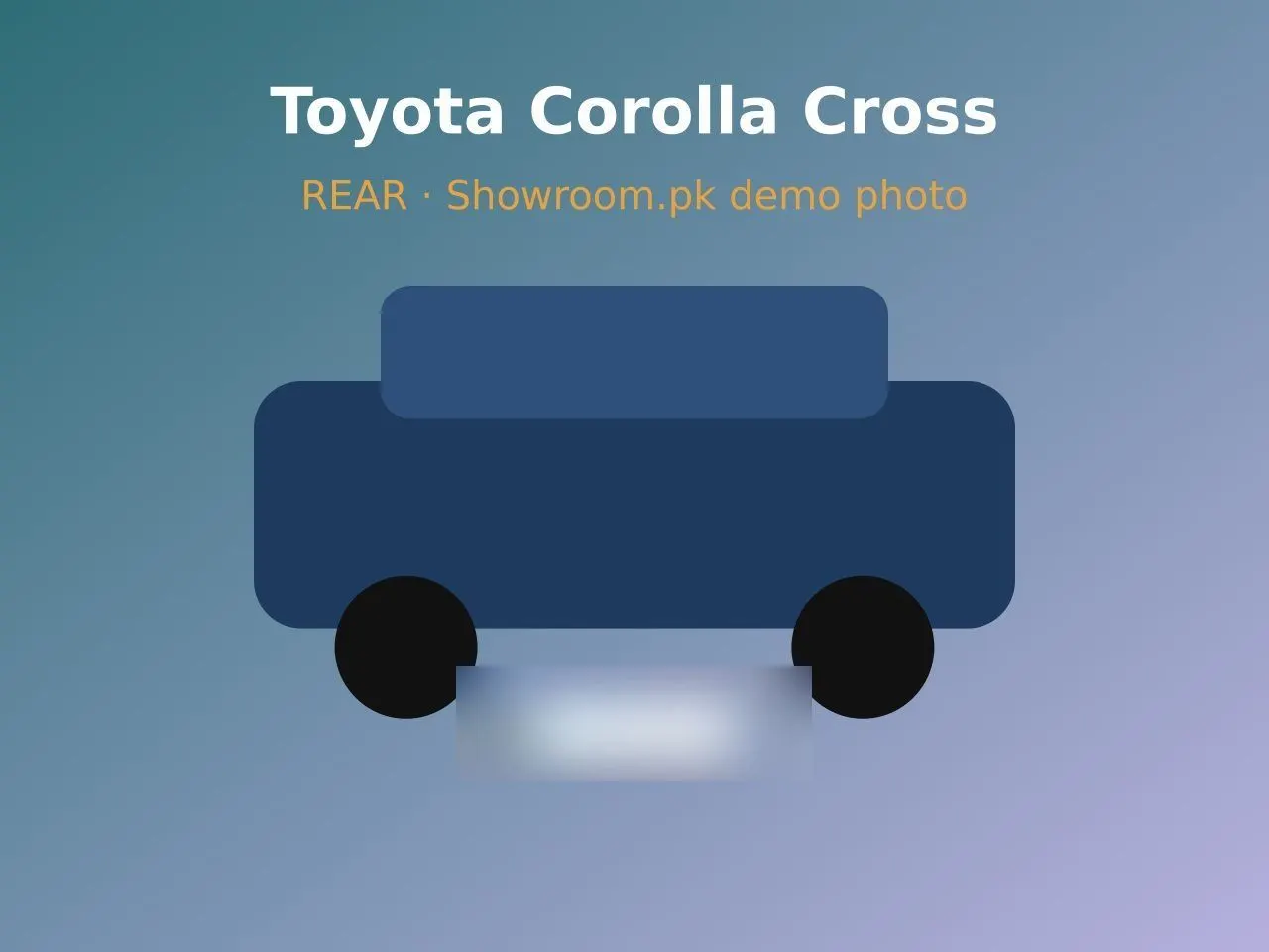 2023 Toyota Corolla Cross 1.8 HEV — rear
