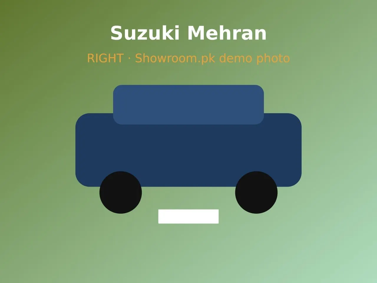 2012 Suzuki Mehran VX 800 — right