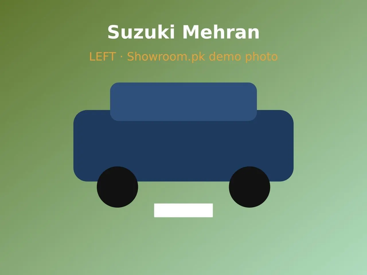 2012 Suzuki Mehran VX 800 — left